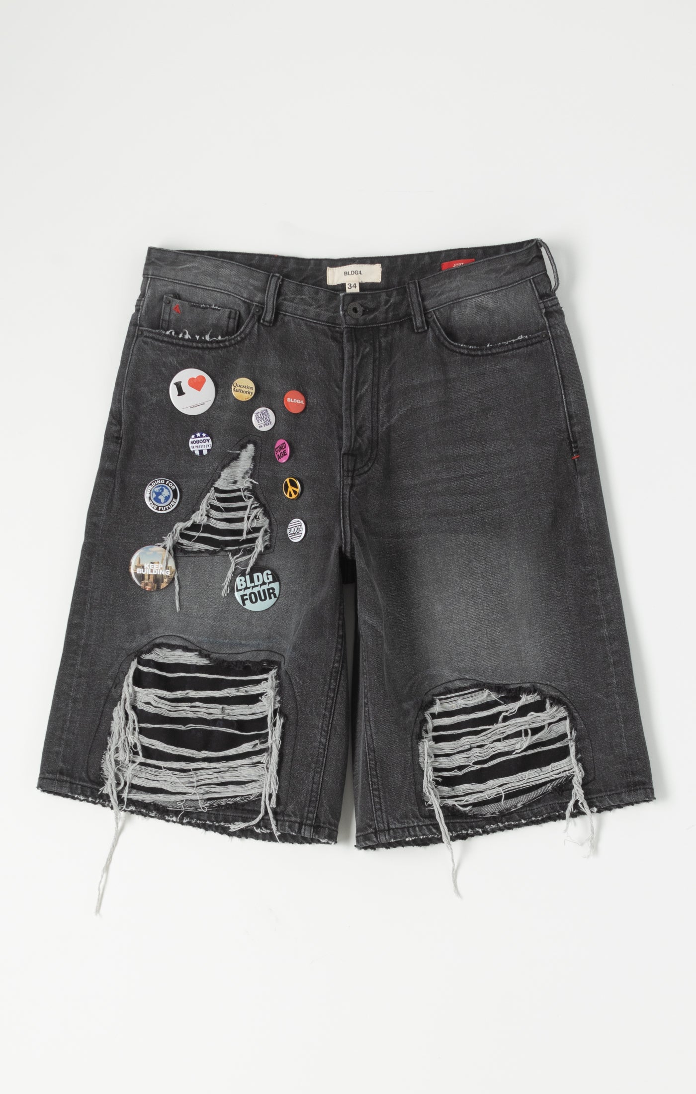 Pin Boy Black Short